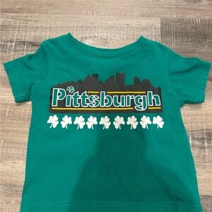 Pittsburgh Kids Green T-Shirt